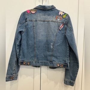 Custom Made Patch and Pin Denim Jacket